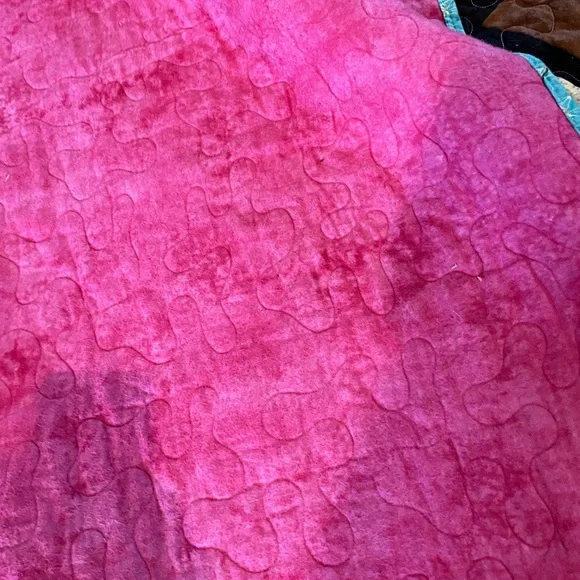 Handmade Colorful “stained glass” Patchwork Quilt - Picture 5 of 7